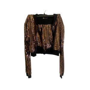 Rose Gold Sequence 2 Piece Short Set S/M